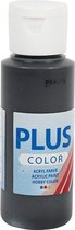 Acrylverf - Zwart  - Plus Color - 60 ml