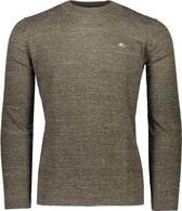 Tommy Hilfiger Trui Groen  - Maat M - Heren - Herfst/Winter Collectie - Katoen