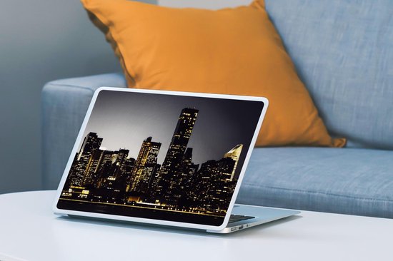 Autocollant pour ordinateur portable - 10,1 pouces - New York - Siècle des Lumières - Lampe - 25x18cm - Autocollants pour ordinateur portable - Skin pour ordinateur portable - Couverture