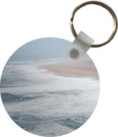 Sleutelhanger - Strand - Oceaan - Golf - Plastic - Rond - Uitdeelcadeautjes