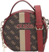 Guess Vikky circle dames schoudertas - Bruin multi - Maat Geen