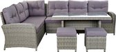 Bank en tafel set DKD Home Decor Buitenkant (4 pcs)