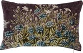 Kussen DKD Home Decor Multicolour Katoen Blommor (50 x 10 x 30 cm)