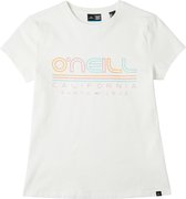 O'Neill T-Shirt Girls All Year Ss T-Shirt Poeder Wit 176 - Poeder Wit 100% Katoen Round Neck