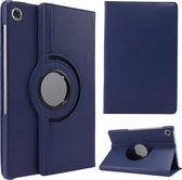 Tablet hoes geschikt voor Lenovo Tab M10 Plus (2de generatie) - Draaibare Book Case Cover - 10.3 inch (TB-X606) - Donker Blauw