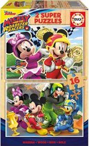 Puzzel Mickey and the Roadster Racers Educa (16 pcs)