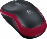 Draadloze optische muis Logitech M185 RF 1000 dpi Rood