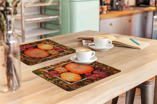Set de table - Citrouille - Krat - Feuilles - 45x30 cm - 6 pièces