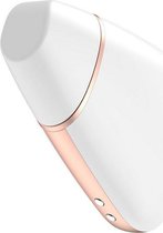 Zuigapparaat voor de clitoris Satisfyer Love Triangle Air Pulse Wit