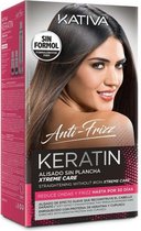 Haarstijlbehandeling Keratin Anti-frizz Xtrem Care Kativa (3 pcs) Beschadigd haar