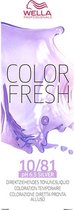 Semi-Permanente Kleur Color Fresh Wella 10/81 (75 ml)