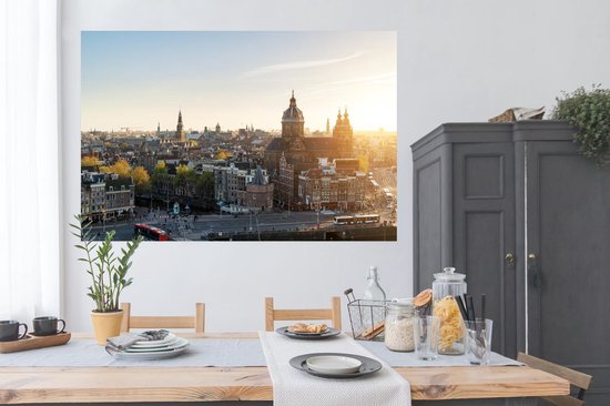 Affiche Amsterdam - Soleil - Pays- Nederland - 180x120 cm XXL