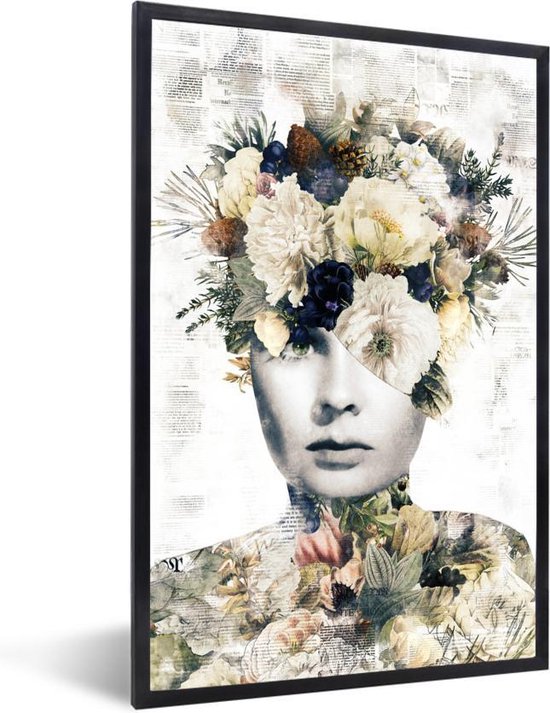 Affiche encadrée Femme - Bloem - Éclats - 80x120 cm