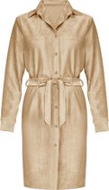 Velours Dress Beige