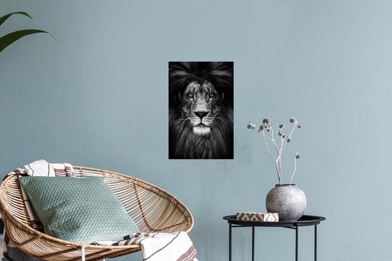 Stickers Stickers muraux - Animaux sauvages - Portrait - Couleur - 20x30 cm - Film adhésif