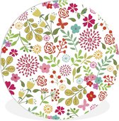 WallCircle - Tableau - Color Patterns Xxl - Multicolore - 120 X 120 Cm