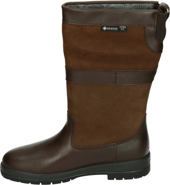 Bruine Dubarry laars met Gore-Tex label, leer en suède.