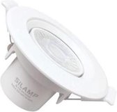 8W witte verstelbare ronde inbouw LED spotlight - Wit licht
