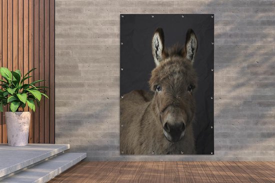 Portrait chevalet Affiche de jardin 100x200 cm - Toile de jardin / Toile d'extérieur / Peintures d'extérieur (décoration de jardin) XXL / Groot format!