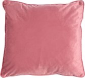FINN - Kussenhoes velvet 60x60 cm - Dusty Rose - roze - met rits