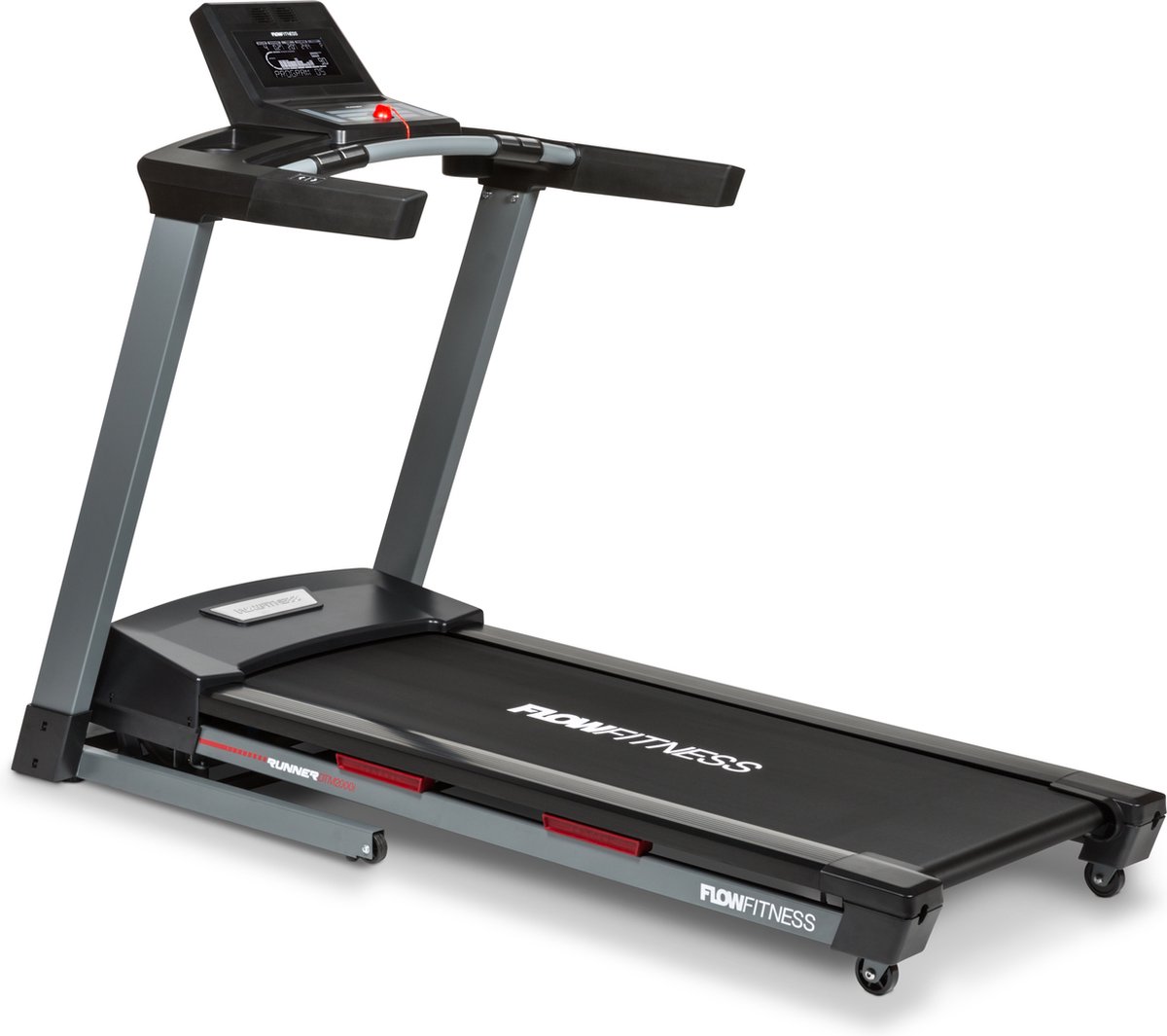 Flow Fitness Runner DTM2000i Loopband - Inklapbaar - 18 km/u - 12% Helling - 34 Programma’s - Bluetooth & Apps - Thuisgebruik thumbnail 5