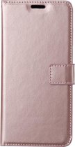 Bookcase Geschikt voor: Sony Xperia 1 III - Rosé Goud - portemonee hoesje