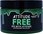 Attitude Hair Dye Semi permanente haarverf Free UV Groen