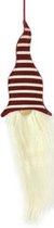kersthanger Anakin S 60 x 12 cm textiel rood/wit