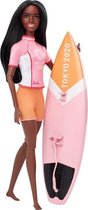 pop Olympische Spelen Surfer 32 cm roze/oranje/wit 6-delig