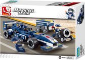 Racing Team: racewagen blauw (M38-B0351)