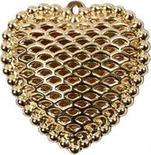 hart 28 x 29 mm goud