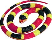 speeldier slang junior 66 cm rubber rood/zwart/geel