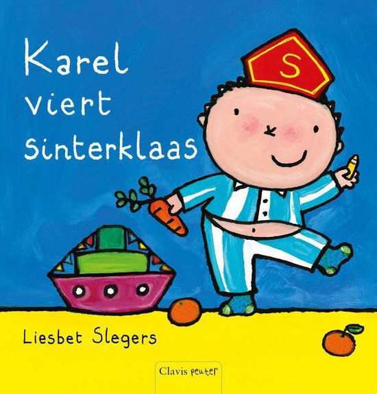 Cover van het boek 'Karel viert Sinterklaas'