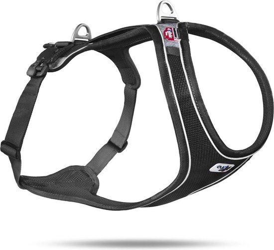 Curli Hondentuig Belka Comfort Magnetisch 66-70 Cm Mesh Zwart