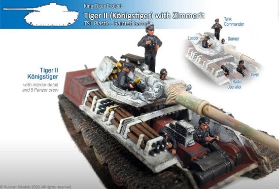 Thumbnail van een extra afbeelding van het spel King Tiger with Zimmerit