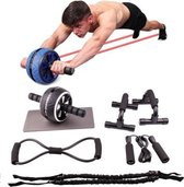 7 in 1 trekkoordset Home Fitnessapparatuur (wit)