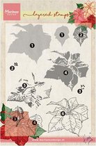 Marianne Design Stempel Layering Tinys poinsettia TC0859