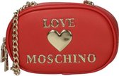 Love Moschino Crossbodytas Padded Shiny Heart - rood