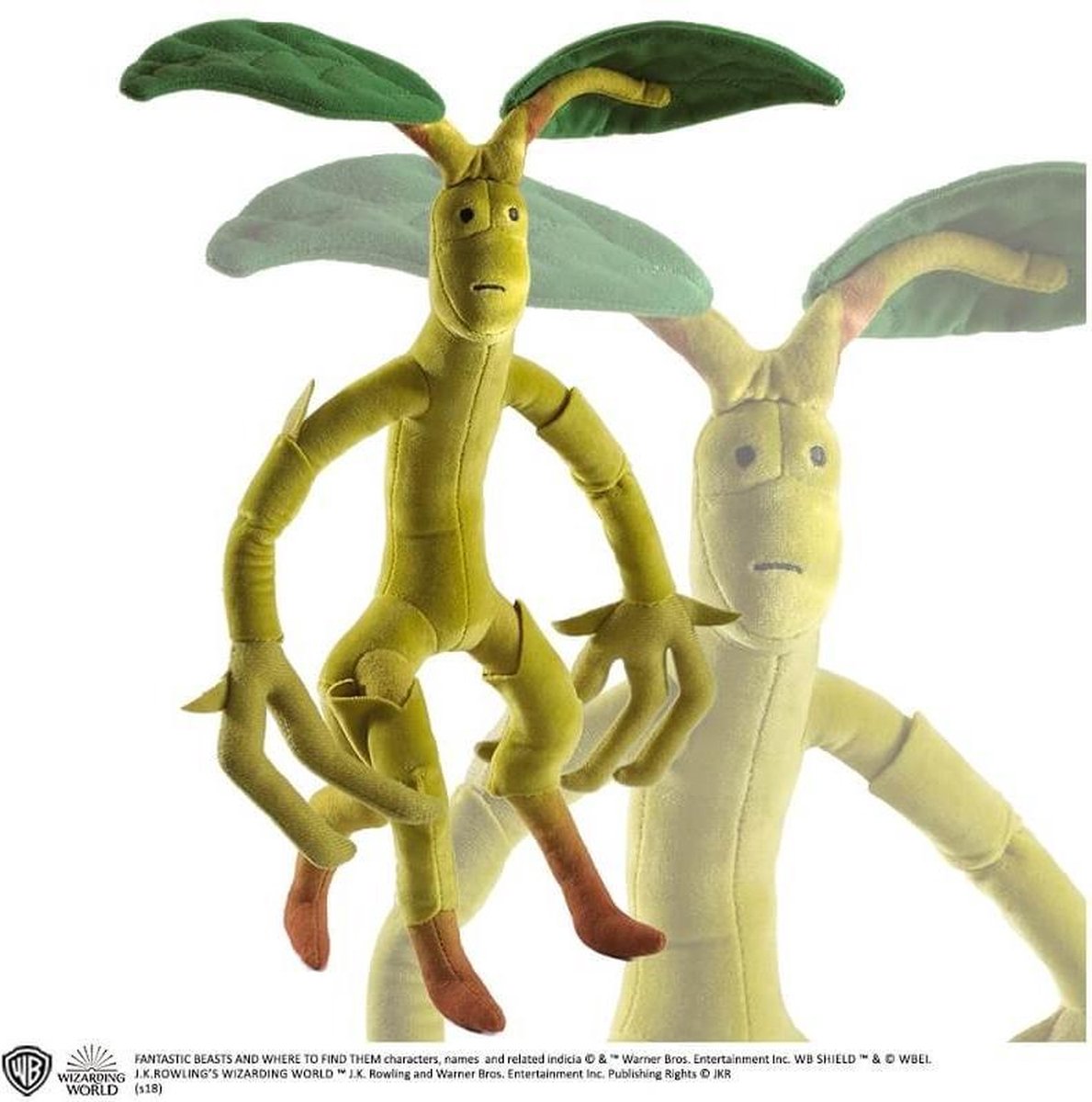 Noble Collection Bowtruckle Plush - 35 cm pluchen knuffel thumbnail 2