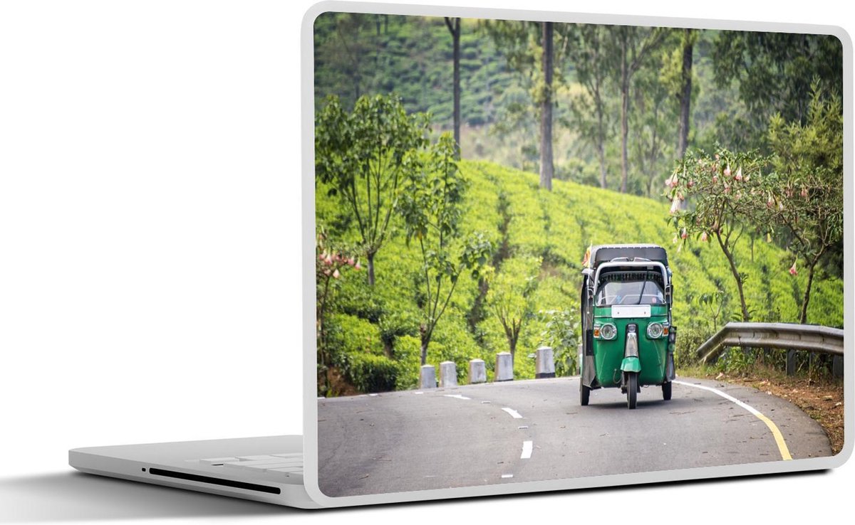 Afbeelding van product SleevesAndCases  Laptop sticker - 17.3 inch - Rijdende Tuk-Tuk