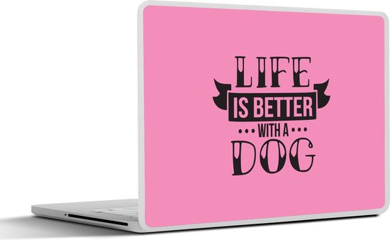 Sticker Ordinateur Portable - 15,6 Pouces - Jardin Des Tulipes