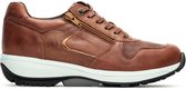 Xsensible Vrouwen Leren    Lage sneakers / Damesschoenen  30042.2 led - Cognac combi - Maat 37