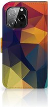 Leuk Hoesje iPhone 13 Pro Smartphone Cover Polygon Color