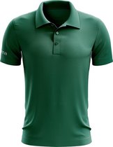 Masita | Polo Shirt Dames & Heren Korte Mouw - Padel Tennis Sportpolo 100% Polyester Sneldrogend Materiaal - GREEN - XS