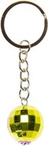 sleutelhanger discobal 2 cm goud