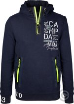 Camp David ® sweatshirt met capuchon en ritsen