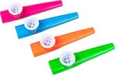 kazoos 11 x 2 cm junior 4 stuks