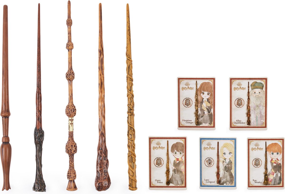 Harry Potter - Hermelien Griffel Toverstaf- Met Spreukenkaart - 30cm — afbeelding 4