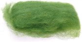 gekaarde wol 25 gram groen
