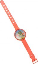 geduldspel doolhof horloge 17 x 3 cm rood